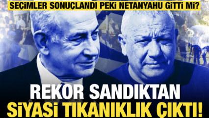 Se&ccedil;imler sonu&ccedil;landı peki Netanyahu gitti mi?