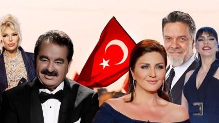 &Uuml;nl&uuml; isimlerden 29 Ekim Cumhuriyet Bayramı mesajları!