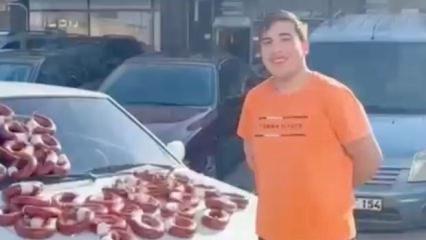 Eskişehir'de ilgin&ccedil; ticaret! Aracını 100 kilo sucukla takas etti 