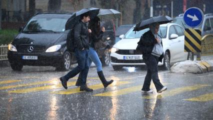 Meteoroloji saat verip duyurdu! İstanbul dahil bir&ccedil;ok ilde sağanak ve fırtına alarmı