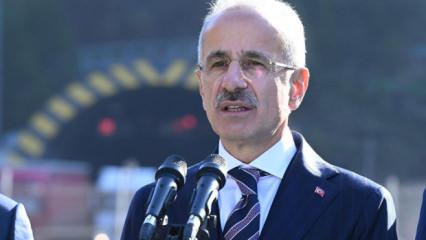 Bakan Uraloğlu duyurdu: Dallıkavak T&uuml;neli yarın hizmete a&ccedil;ılıyor