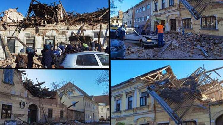 <p>Hırvatistan'da 2020'nin son günlerinde bir deprem fırtınası yaşanıyor. Pazartesi günü 5,2 ve 5 büyüklüğündeki depremlerle sarsılan Balkan ülkesinde, bugün aynı noktada 6,3'lük deprem meydana geldi. Deprem çok sayıda ülkede hissedilirken, Slovenya, şiddetli sarsıntı sonrası önlem olarak nükleer santrali kapattığını bildirdi. </p>
