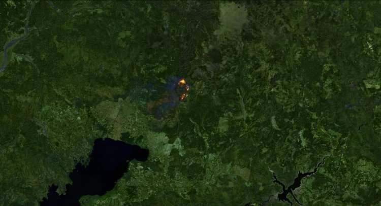 <p><strong>KÖYCEĞİZ - SONRASI</strong><br />
<br />
2 Ağustos'taki görüntüde bölgedeki orman yangını görülüyor.</p>
