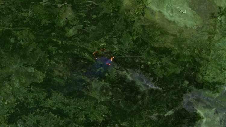 <p><strong>GÜNDOĞMUŞ - SONRASI<br />
​</strong><br />
1 Ağustos tarihli uydu görüntüsünde ilçedeki yangın görülüyor.</p>
