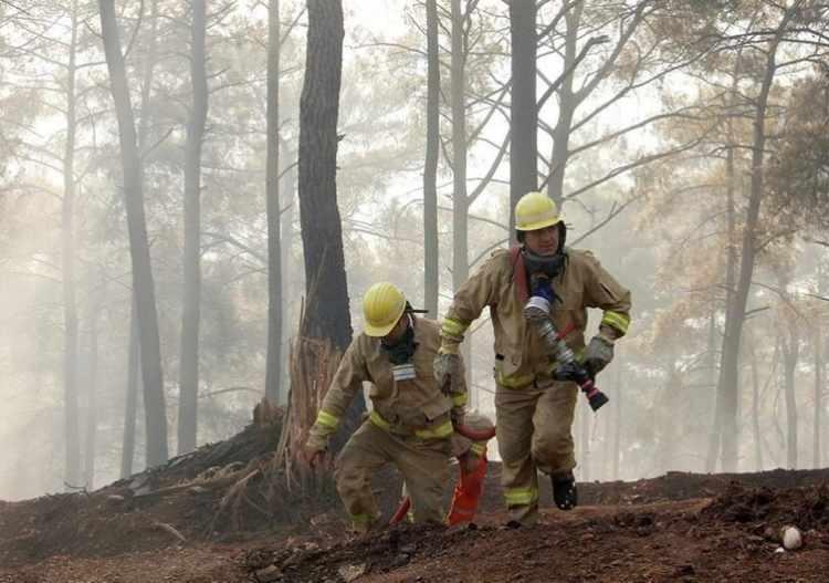 <p><strong>DUMANDAN ETKİLENEN KÖPEĞE İLKYARDIM</strong></p>

<p>Konya UMKE ekibinden 8 kişiden oluşan 2 tim, günlerdir süren Antalya Manavgat ilçesindeki yangın bölgesine görevlendirildi. Sırtköy'de ekipten Turan Sevim, insanların kaçıştığı sırada bir köpeği fark etti. Köpeği kucağına alıp, yangın yerinden uzaklaştıran Sevim, dumandan etkilenen köpeğe ilk müdahaleyi de yaptı. Sevim, "Ambulansta köpeğe oksijen verdik. Su içmek istemedi. Göz göze geldik ve suyunu içmeye başladı" dedi.</p>
