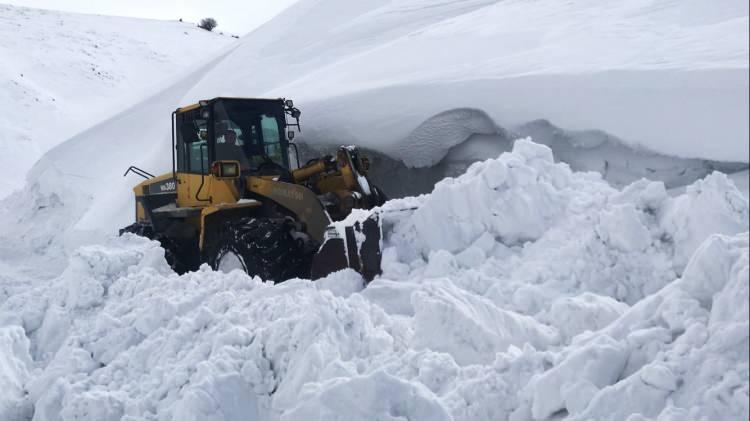 <p>Özellikle kar kalınlığının 5 metreyi bulduğu kısımlarda ilerlemekte zorlanan ekipler, 1 kilometrelik yolu 1,5 saatte ulaşıma açabiliyor.</p>

<p> </p>
