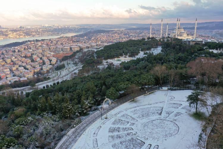 <p>İstanbul'un yüksek kesimleri başta olmak üzere tamamında kar yağışı aralıklarla etkili oldu. </p>

<p> </p>
