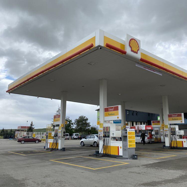 Shell fuel Station.