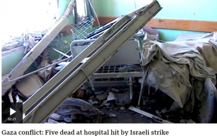 <p>İsrail'in 2014 yılının Temmuz ayında vurduğu hastanelerden görüntüler...</p>
