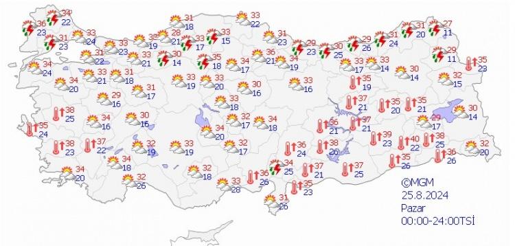 <p><strong>İÇ ANADOLU</strong></p><p><br />Az bulutlu ve açık, zamanla kuzey kesimlerinin parçalı ve çok bulutlu, yarın (Çarşamba) öğle saatlerinden sonra Eskişehir ve Çankırı çevrelerinin yerel sağanak ve gök gürültülü sağanak yağışlı geçeceği tahmin ediliyor.</p>