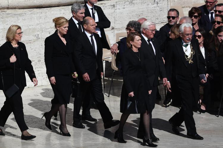 <p>Papa Francis'in cenaze töreninden görüntüler.</p>
