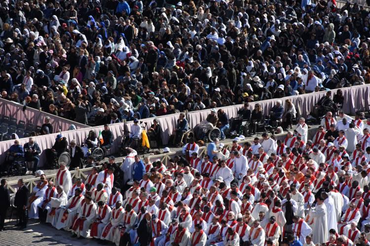 <p>Papa Francis'in cenaze töreninden görüntüler.</p>
