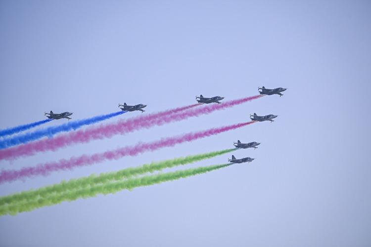 <p>Tören, üç ülkenin milli marşlarının çalınması ve 44 günlük savaşta <a href=