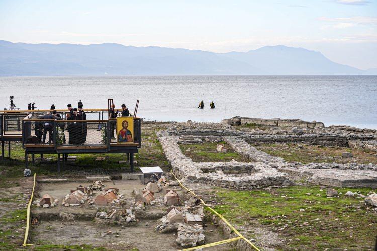 <p>Bazilika, İznik Gölü'nde su çekilmesiyle 2014 yılında ortaya çıkmıştı.</p>
