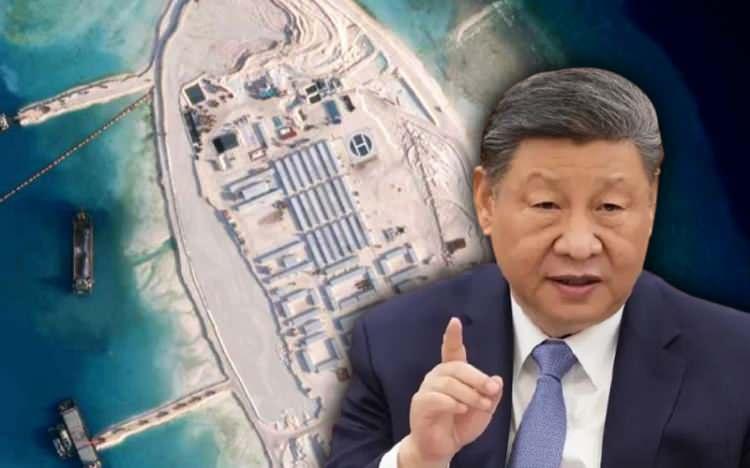 <p>&Ccedil;in'in B&uuml;y&uuml;k Okyanus a&ccedil;ıklarında 22 gemi ile hummalı bir inşaat &ccedil;alışması yaptığı ve burada b&uuml;y&uuml;k bir askeri tesis inşa ettiği ileri s&uuml;r&uuml;ld&uuml;.</p>
