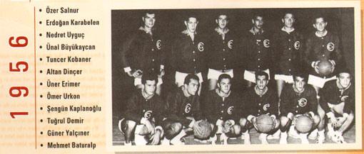 1956 Yılında A Milli Basketbol Takımımız