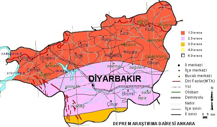 Türkiye'nin tüm illerinde fay hatları bulunuyor ve hemen hemen her il deprem riski ile karşı karşıya. İşte Türkiye'nin il il deprem haritası;