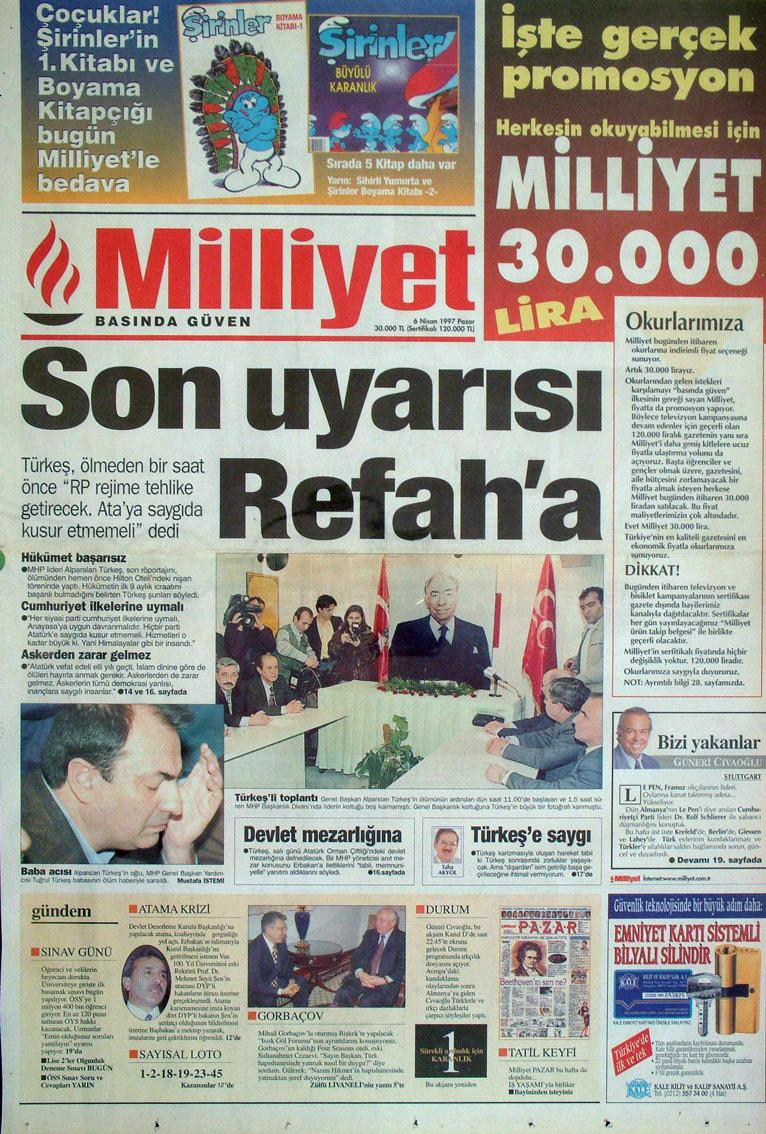 6 Nisan 1997 Milliyet