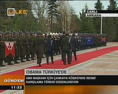 Obama'nın Çankaya Köşkü ziyareti