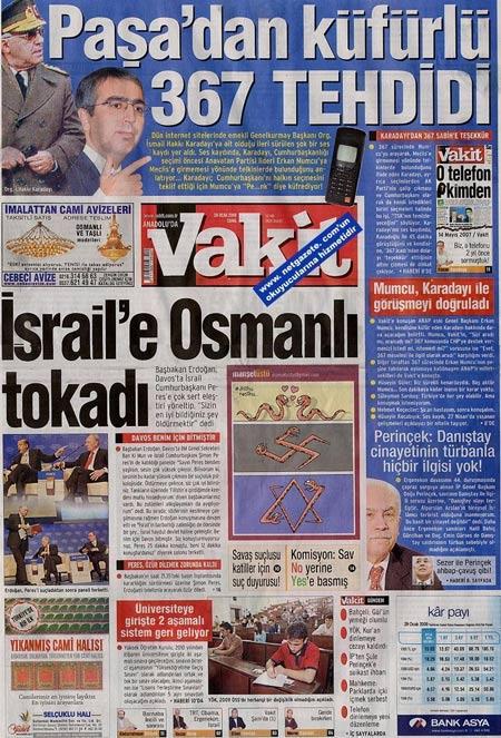 Manşetlerde Davos Depremi