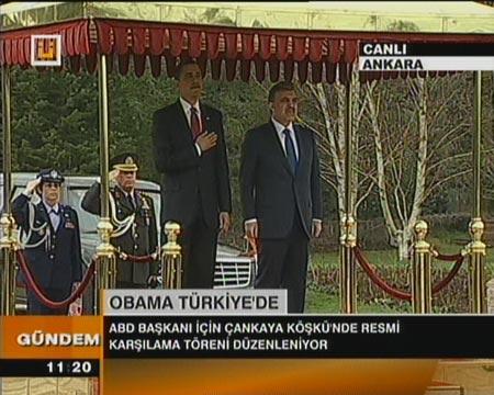 Obama'nın Çankaya Köşkü ziyareti