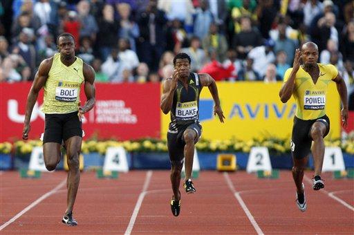 Londra Grand Prix'inde gözler 100 metre finalindeydi. Jamaikalı atlet Usain Bolt ile eski rekortmen Asafa Powell karşı karşıya geldi. Yeni rekor çıkmadı ama Bolt rahat kazandı.