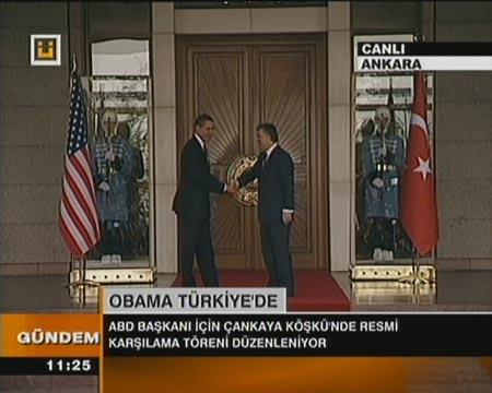 Obama'nın Çankaya Köşkü ziyareti