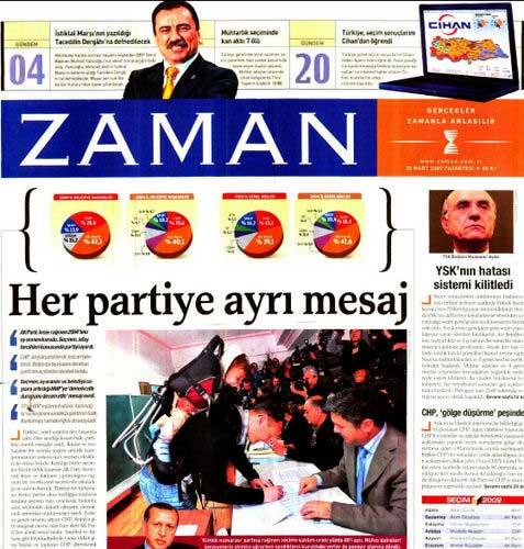 Gazetelerin Seçim Manşetleri
