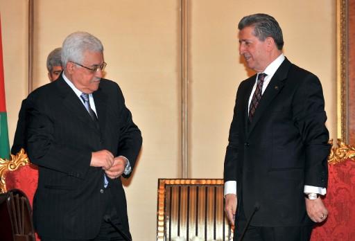 Filistin Devlet Bakanı Mahmut Abbas, TBMM Başkanı Köksal Toptan'ı ziyaret etti.