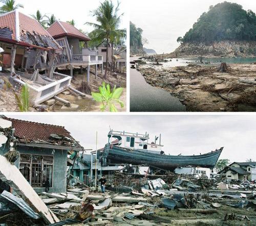 Depremden sonra oluşan tsunami sonucunda ölü sayısının artmasına neden oldu. Açıklamalara göre 230,210 kişi hayatını kaybetti.