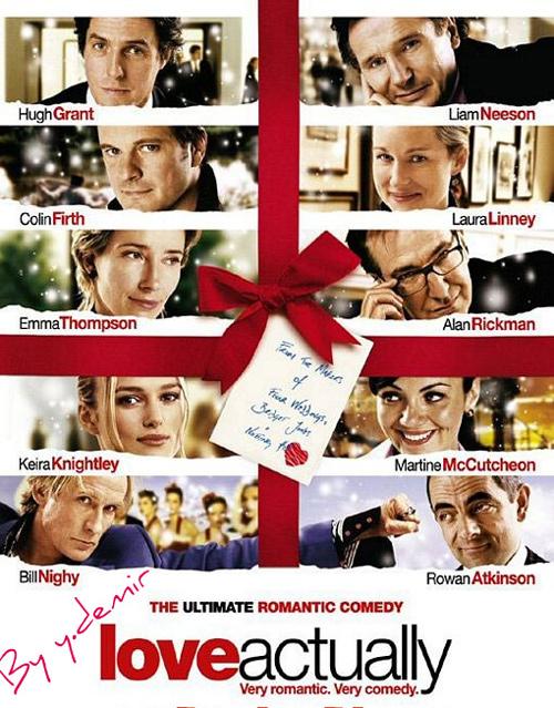 9- Aşk Her Yerde-Love Actually (2003): Richard Curtis'in yönettiği filmde, Emma Thompson, Alan Rickman, Hugh Grant, Colin Firth, Liam Neeson, Laura Linney, Rodrigo Santoro, Thomas Sangster, Andrew Lincoln, Chiwetel Ejiofor, Keira Knightley ve Martin Freeman'dan oluşan dev bir oyuncu kadrosu yer aldı. Hepsinin aslında birbirine bağlı olduğu farklı kişilerin yeni yıl öncesi yaşadıklarının işlendiği bu sıcacık yeni yıl öyküsünde, Hugh Grant, Başbakanlık Konutunda çalışan bir görevliye aşık olan İngiltere başbakanını canlandırdı. Film, müzikleriyle de izleyicinin gönlüne taht kurdu.