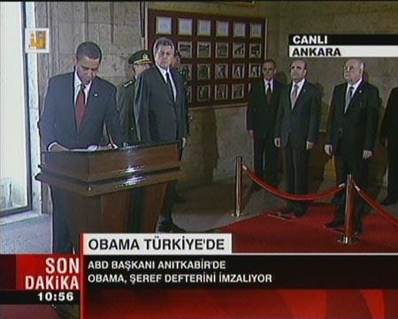 Obama'nın Anıtkabir ziyareti