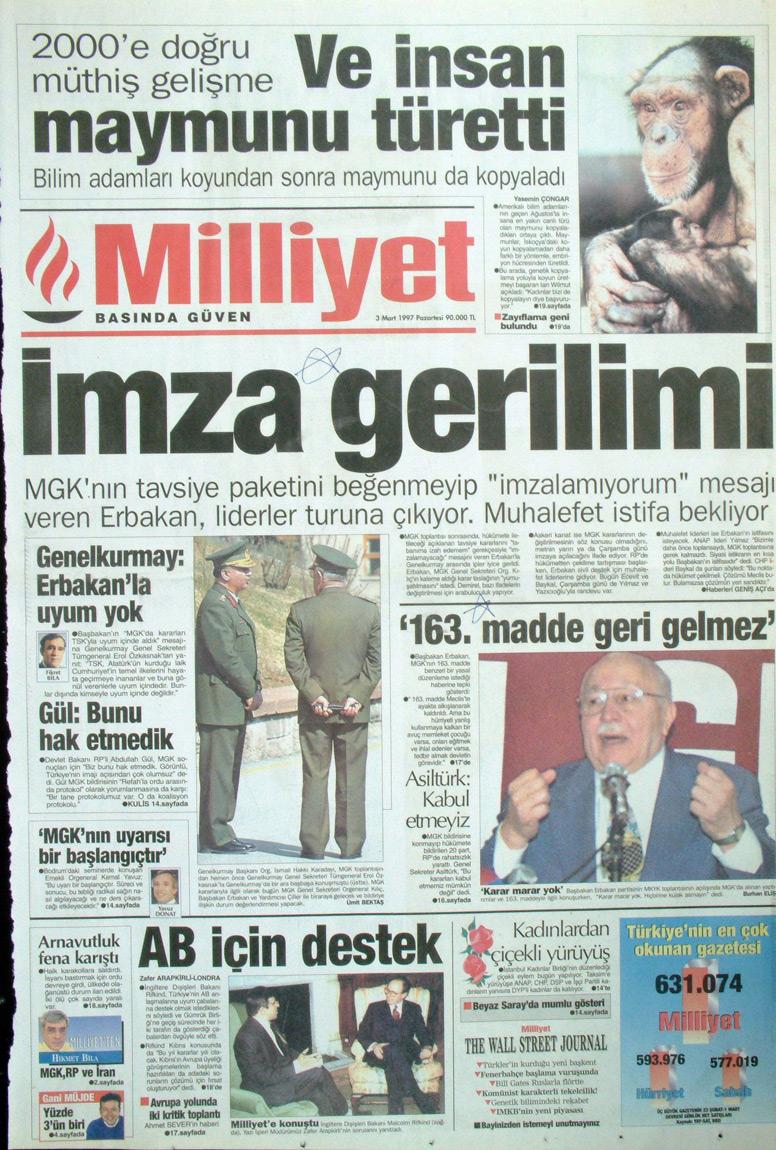 3 Mart 1997 Milliyet