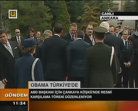 Obama'nın Çankaya Köşkü ziyareti