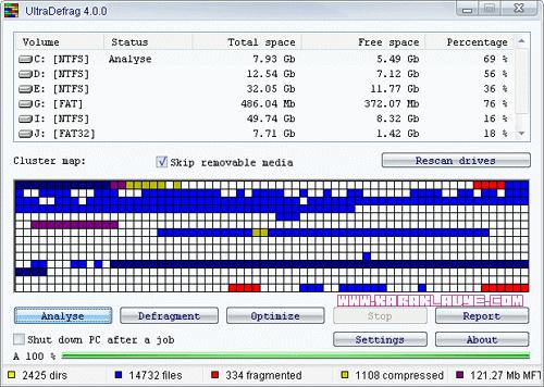 1- Disk birleştirme: Bu eski iyileştirme aracı hala çok işe yarıyor.