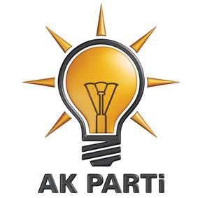 Partinin, tüzüğüne göre resmî kısaltması AK Parti ancak kimileri tarafından baş harflerinden oluşan AKP kısaltması da kullanılıyor. Partinin amblemi sarı ve siyah renklerden oluşan ampuldür.