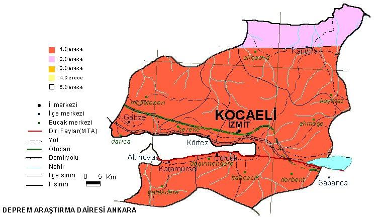Türkiye'nin tüm illerinde fay hatları bulunuyor ve hemen hemen her il deprem riski ile karşı karşıya. İşte Türkiye'nin il il deprem haritası;