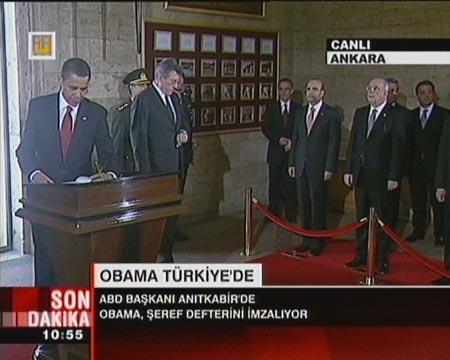 Obama'nın Anıtkabir ziyareti