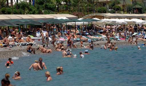 Antalya'da hava sıcaklığı 46 dereceye ulaştı