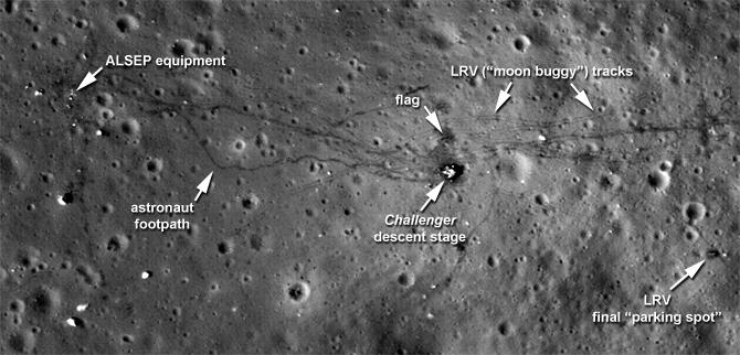 2009’da fırlatılan 2 tonluk robotik uzay aracı LRO, Ay yüzeyinin 50 kilometre üstündeki yörüngesinde ölçümlerini sürdürüyor.