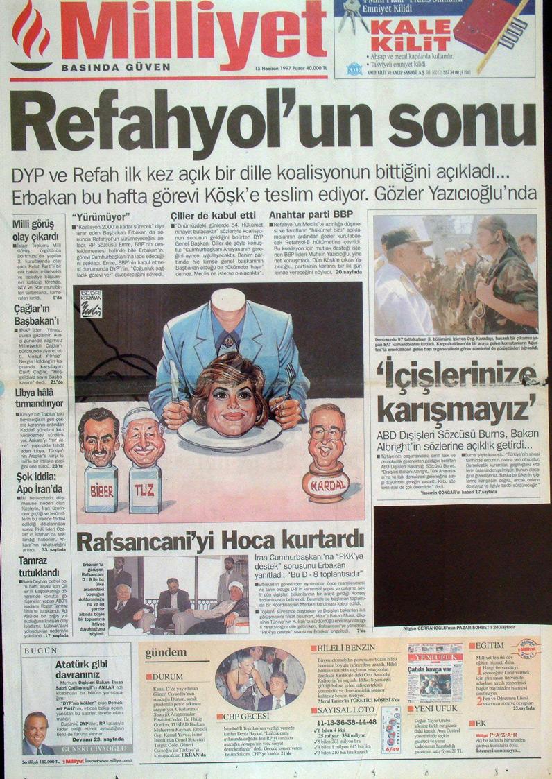 15 Haziran 1997 Milliyet