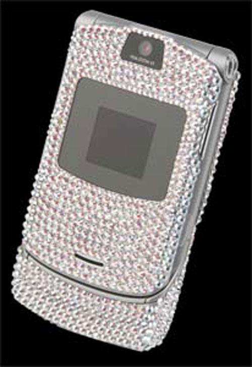 swarovski taşlı telefon