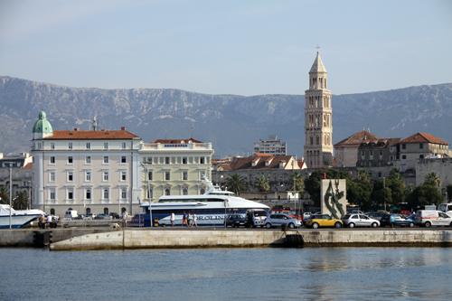 Split limanından bir görünüm