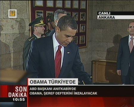 Obama'nın Anıtkabir ziyareti