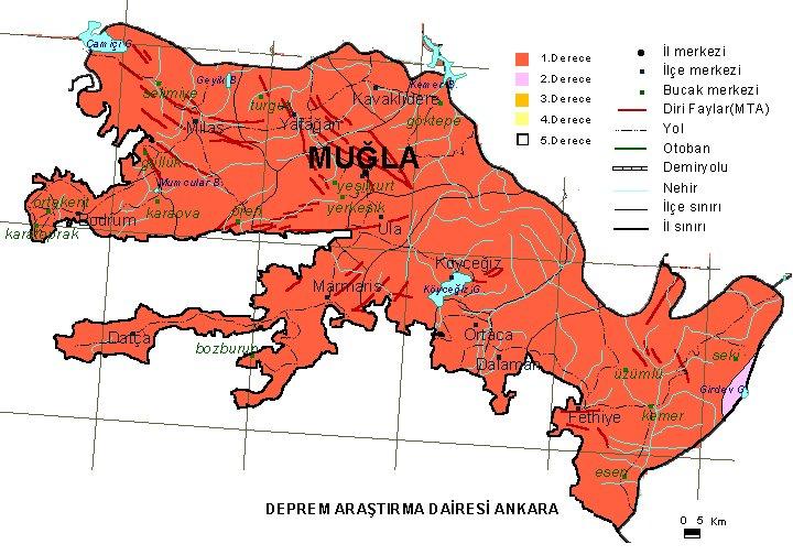 Türkiye'nin tüm illerinde fay hatları bulunuyor ve hemen hemen her il deprem riski ile karşı karşıya. İşte Türkiye'nin il il deprem haritası;