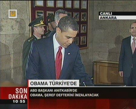 Obama'nın Anıtkabir ziyareti