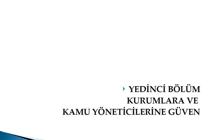 KURUMLARA GÜVEN