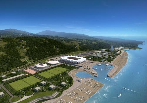 Karadeniz'de 800 bin metrekarelik alan doldurularak Avrupa'nın en modern spor tesisi inşa edilecek. Tesis içinde Trabzonspor'a da 40 bin kişilik dev bir stadyum yapılacak.