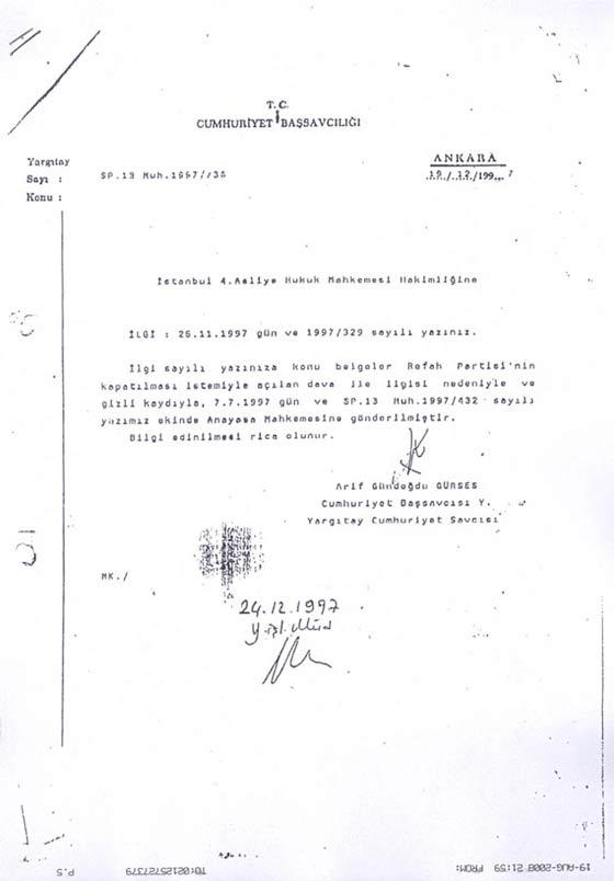 BAŞSAVCILIK DOĞRULADI
