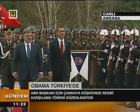 Obama'nın Çankaya Köşkü ziyareti